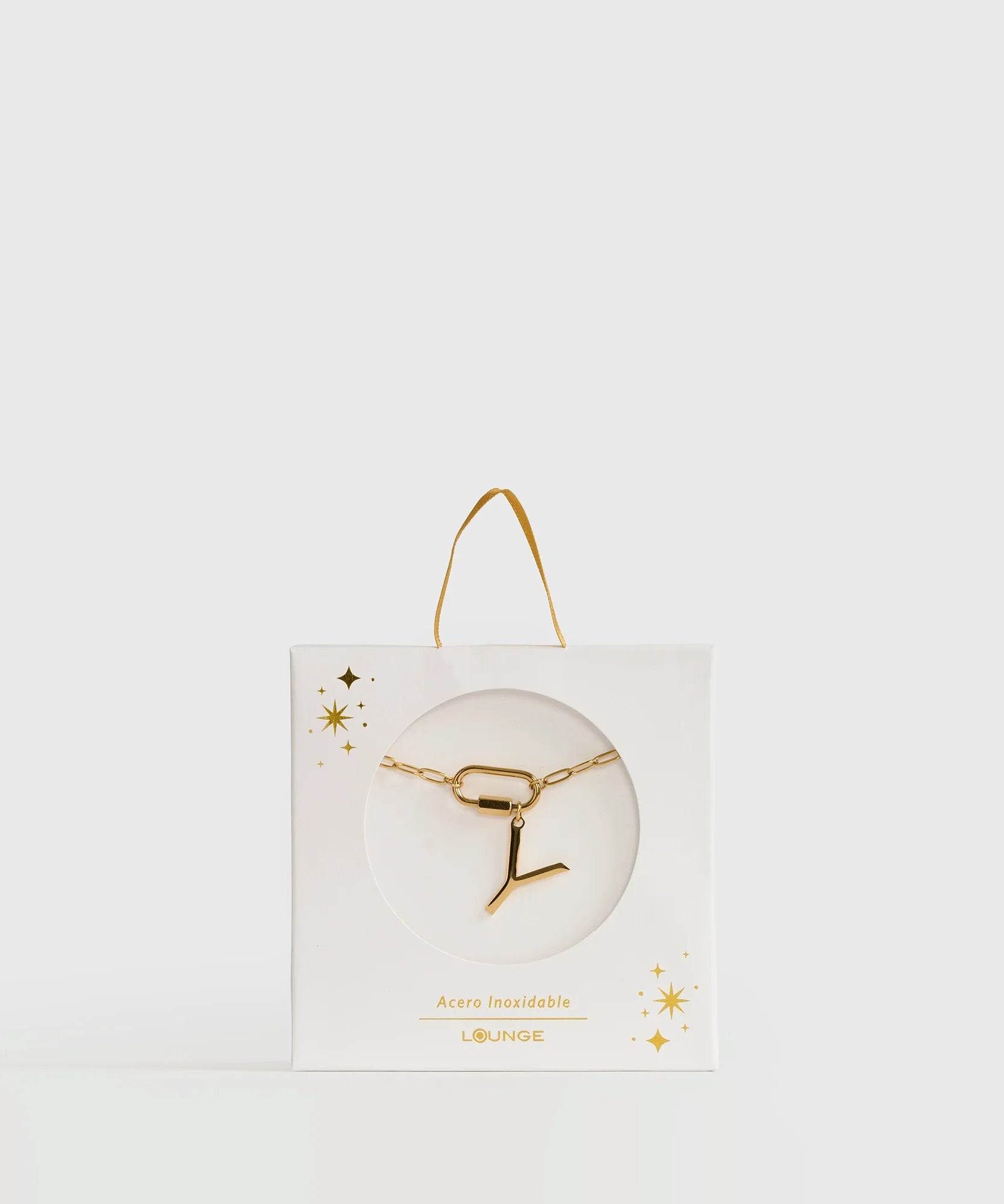 Collar Broche Charm Letra Navidad