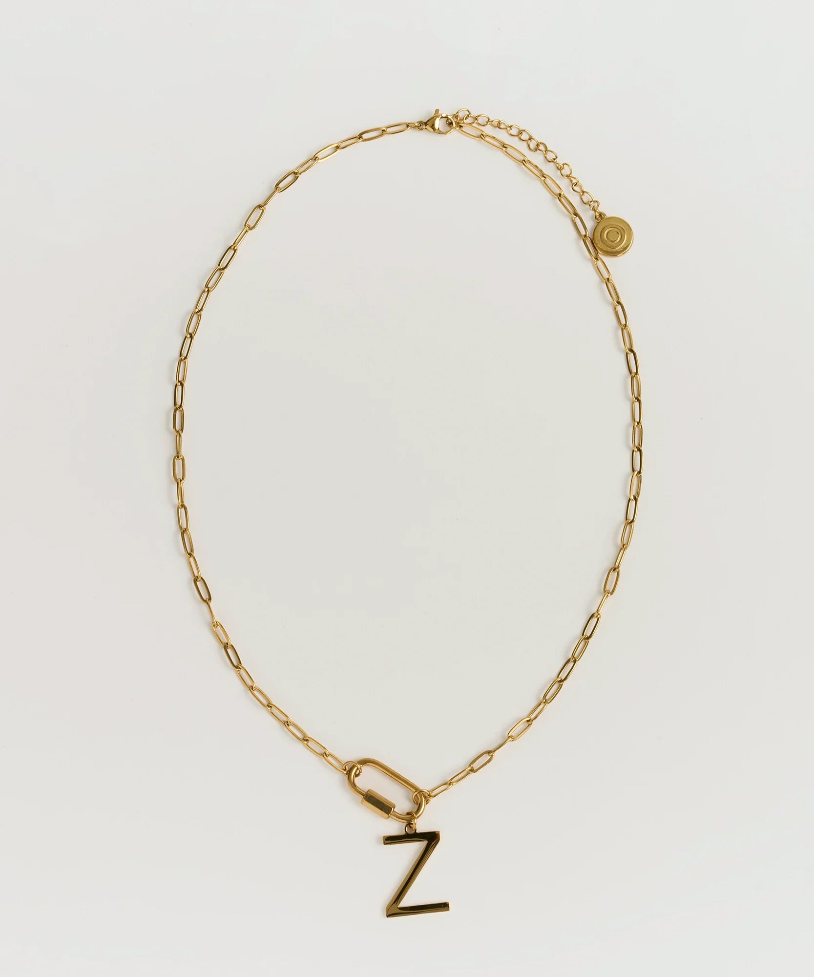 Collar Broche Charm Letra Navidad