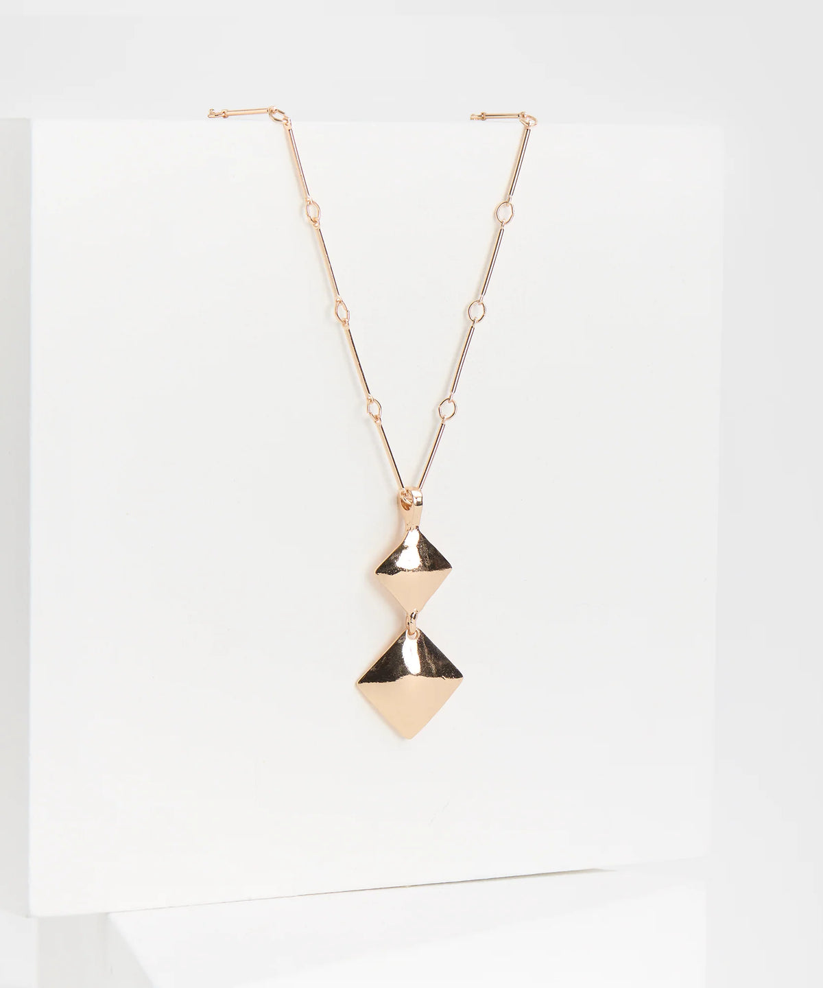 Collar Doble Rombo