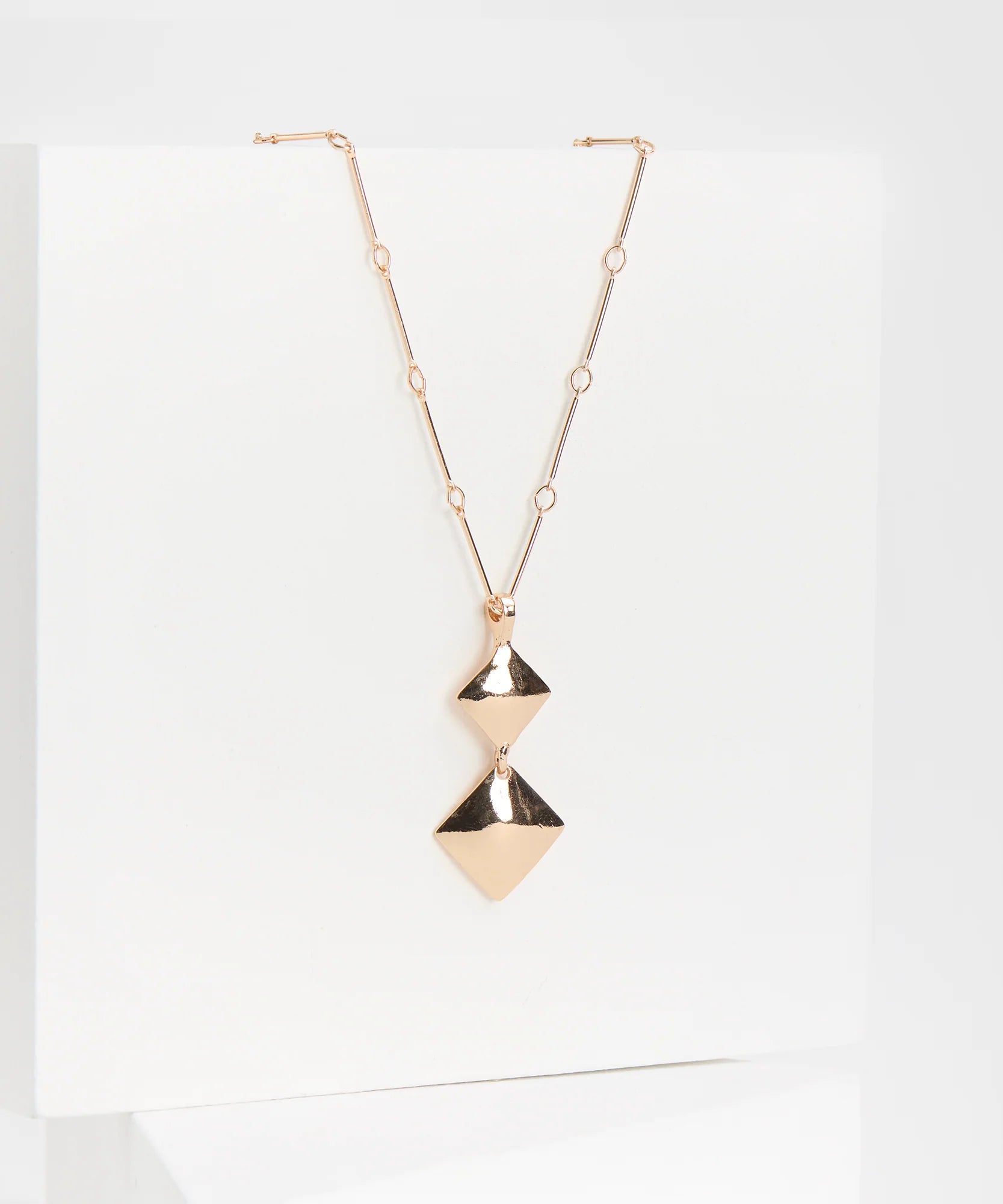 Collar Doble Rombo