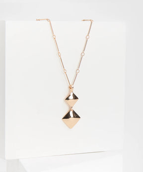 Collar Doble Rombo