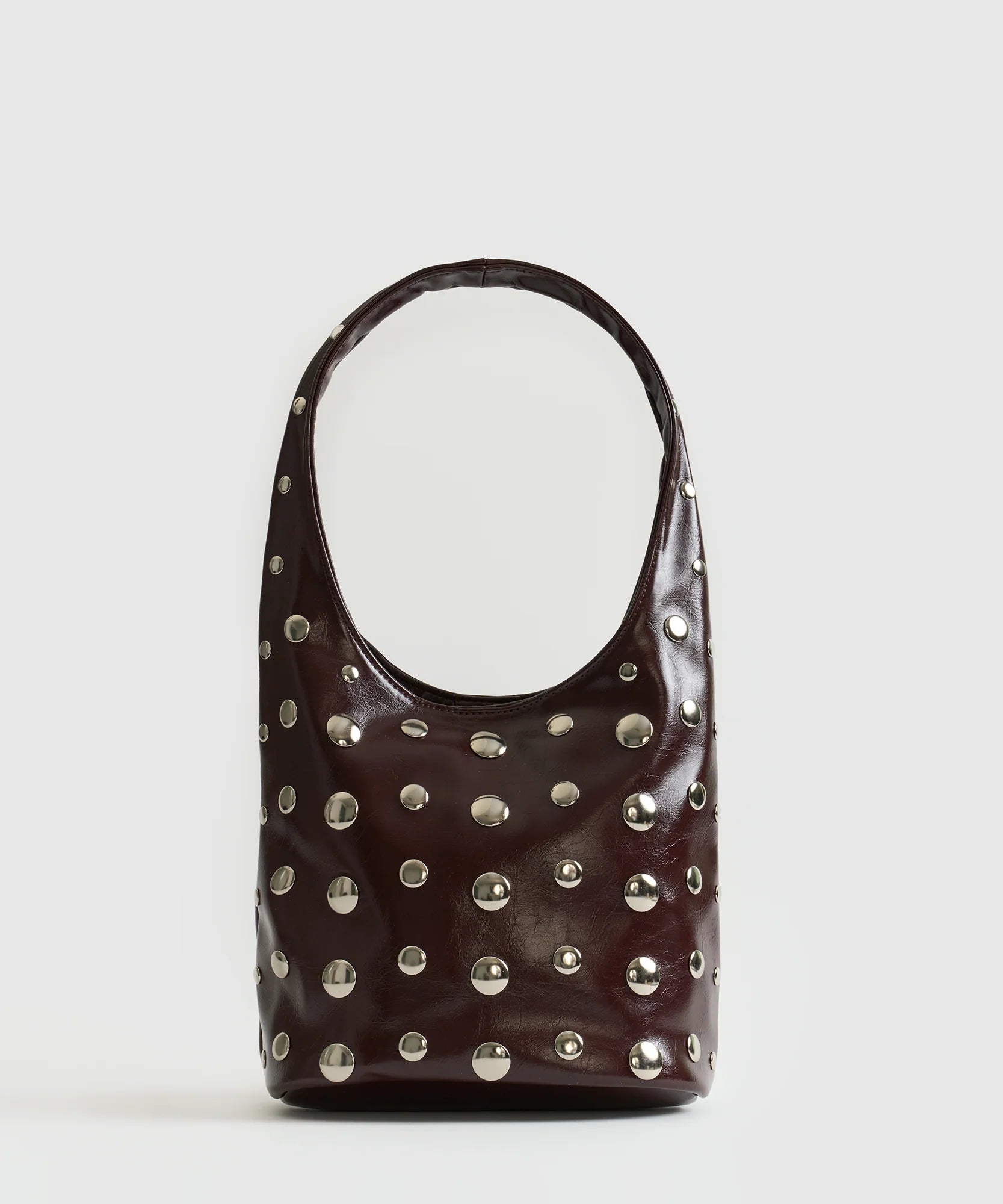 Cartera De Hombro Maxi Tachas Éclat