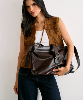 Cartera De Hombro Argolla Boheme