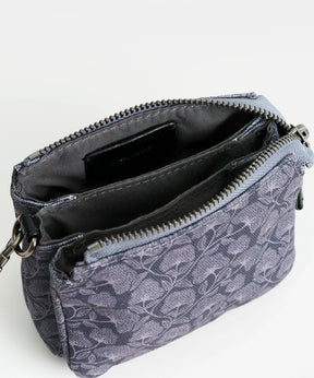 Billetera Pequeña Lanyard Flores Boho