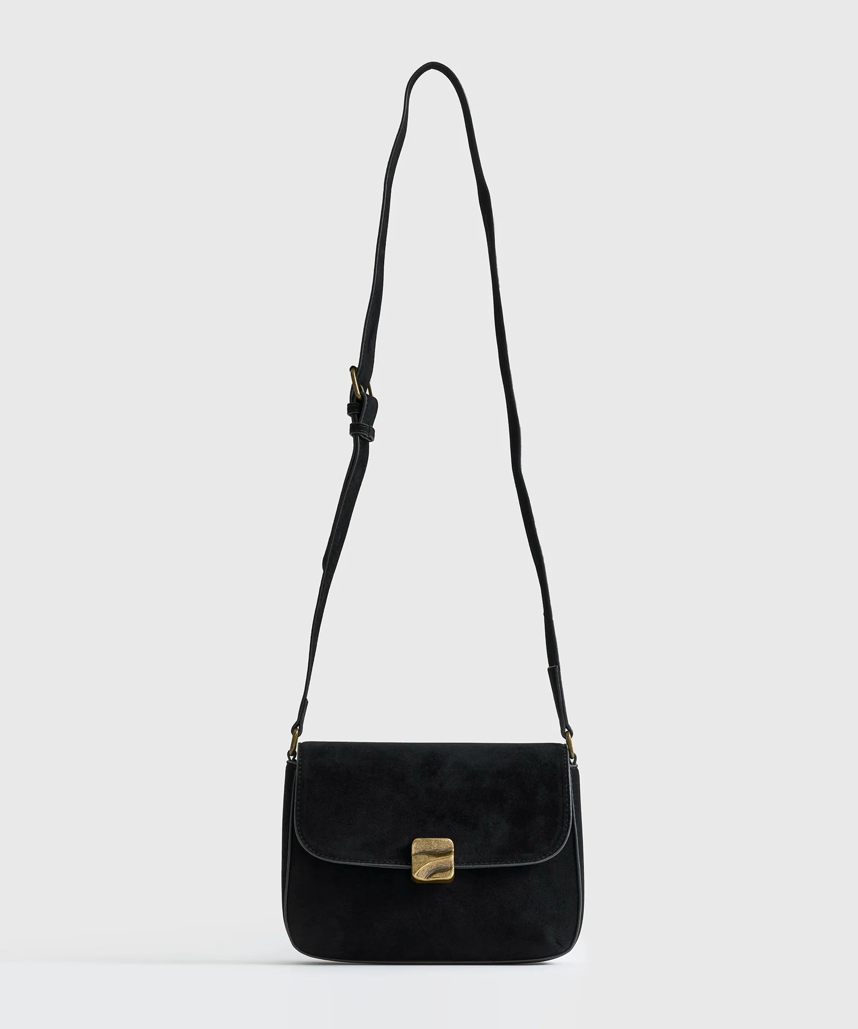 Cartera Bandolera Fake Suede Woman