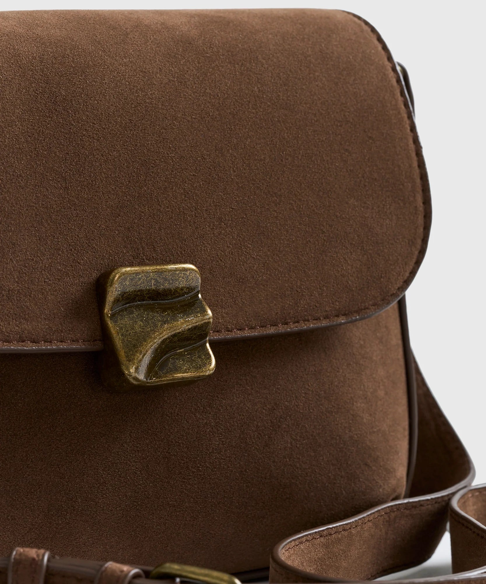 Cartera Bandolera Fake Suede Woman