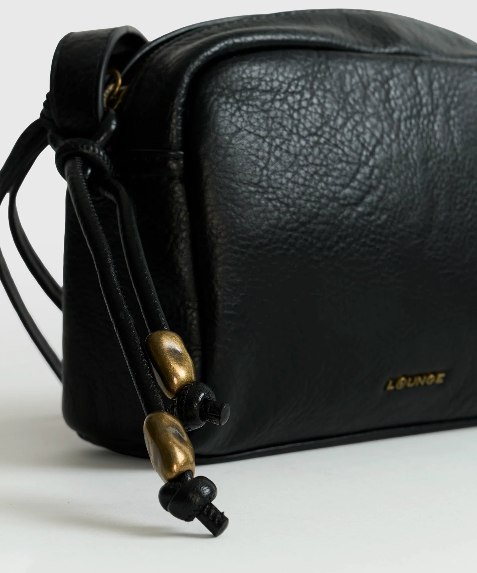 Cartera Bandolera Charm Pelotas Doradas Woman