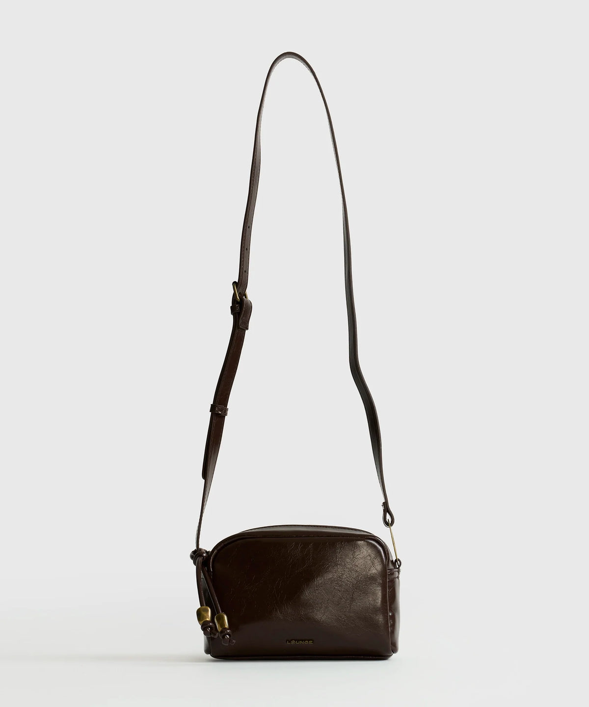 Cartera Bandolera Charm Pelotas Doradas Woman