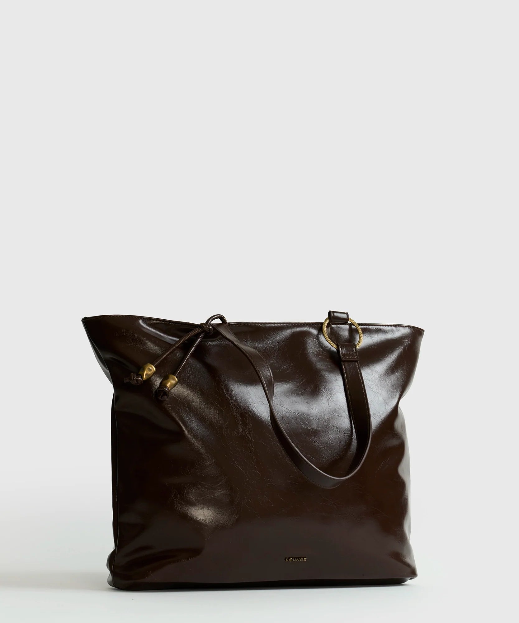 Bolso Notebook Charm Pelotas Doradas Woman