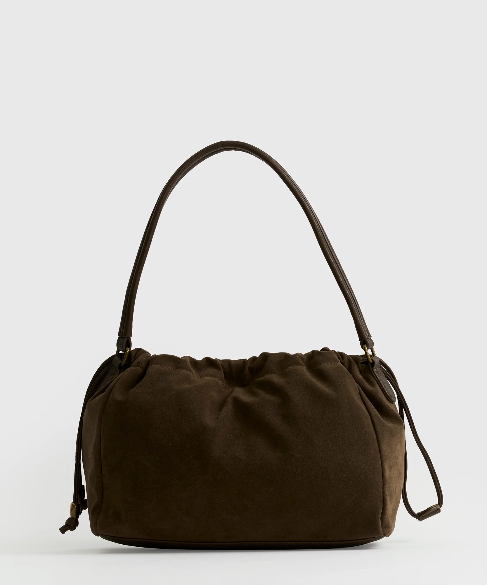 Cartera De Hombro Fake Suede Ajustable Woman
