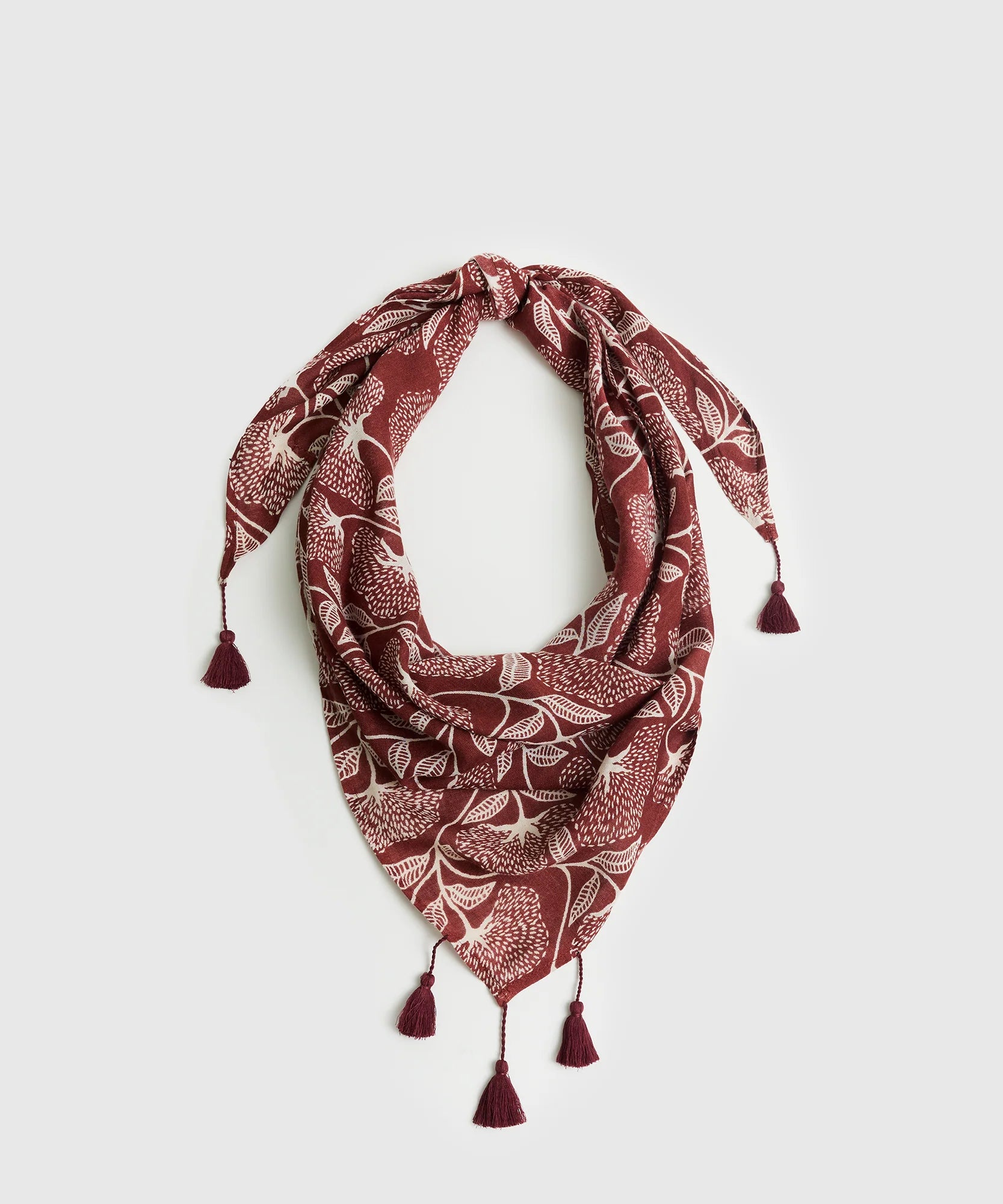 Pañuelo Triángulo Diseño Flores