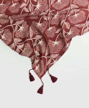 Pañuelo Triángulo Diseño Flores