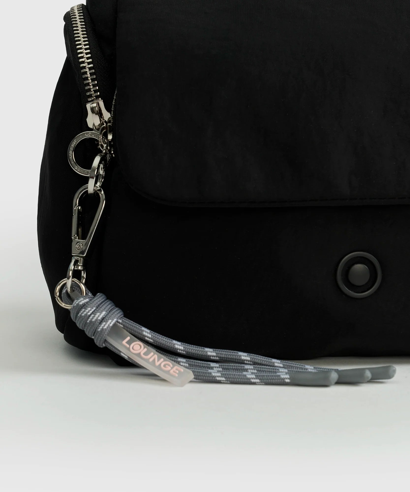 Cartera Bandolera Nylon Cierre Snap Street