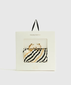 Set Pañuelo Y Aros Plisados