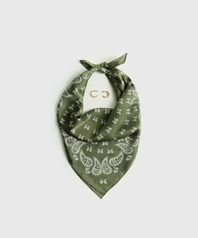 Set Pañuelo Y Aros Estampado