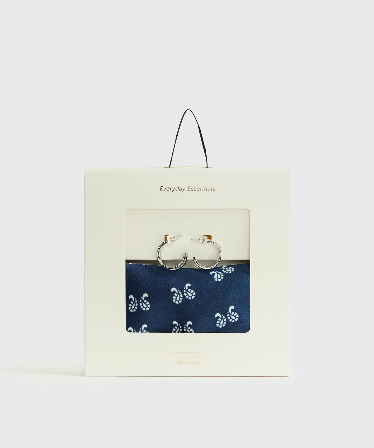 Set Pañuelo Y Aros Estampado