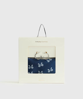 Set Pañuelo Y Aros Estampado