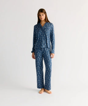 Set Pijama Camisero Lunas Dreamy