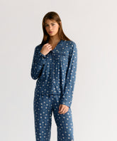 Set Pijama Camisero Lunas Dreamy