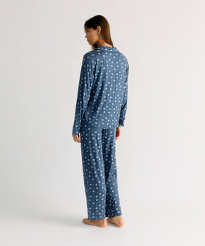 Set Pijama Camisero Lunas Dreamy