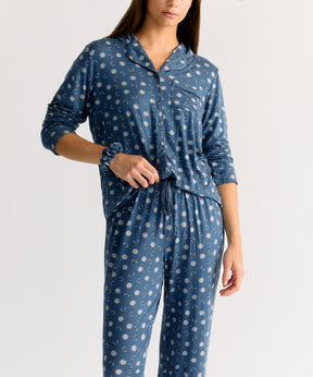 Set Pijama Camisero Lunas Dreamy