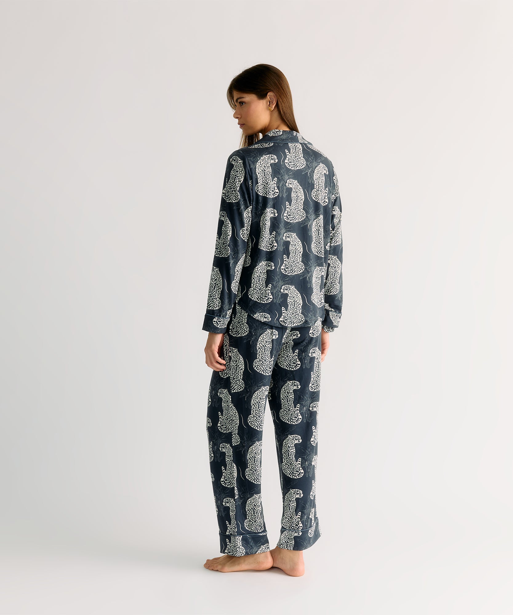 Set Pijama Tigres Azul Dreamy