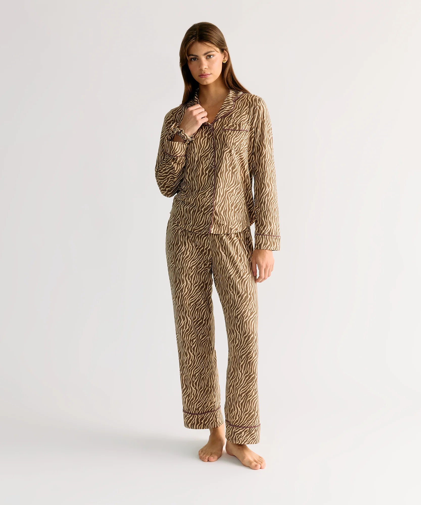 Set Pijama Cebra Café Dreamy