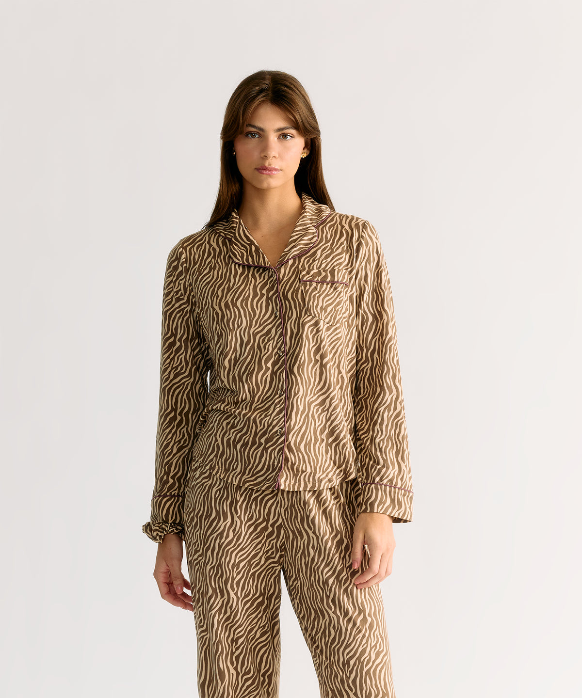 Set Pijama Cebra Café Dreamy