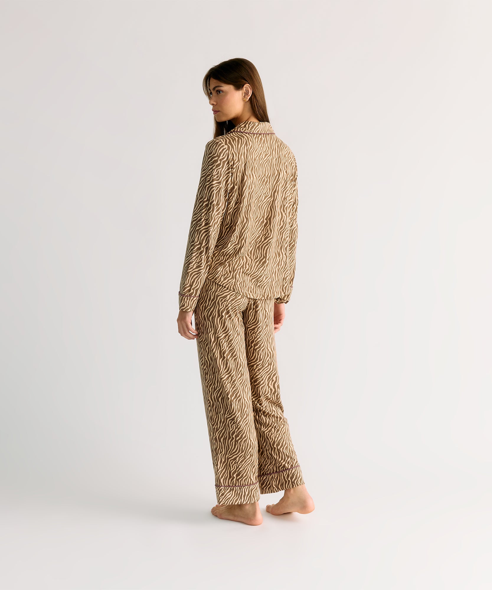 Set Pijama Cebra Café Dreamy