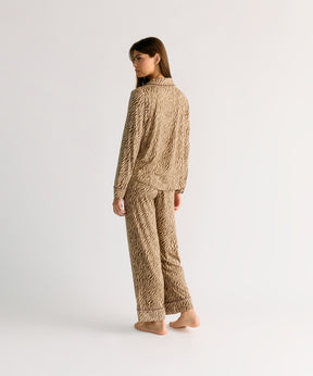 Set Pijama Cebra Café Dreamy