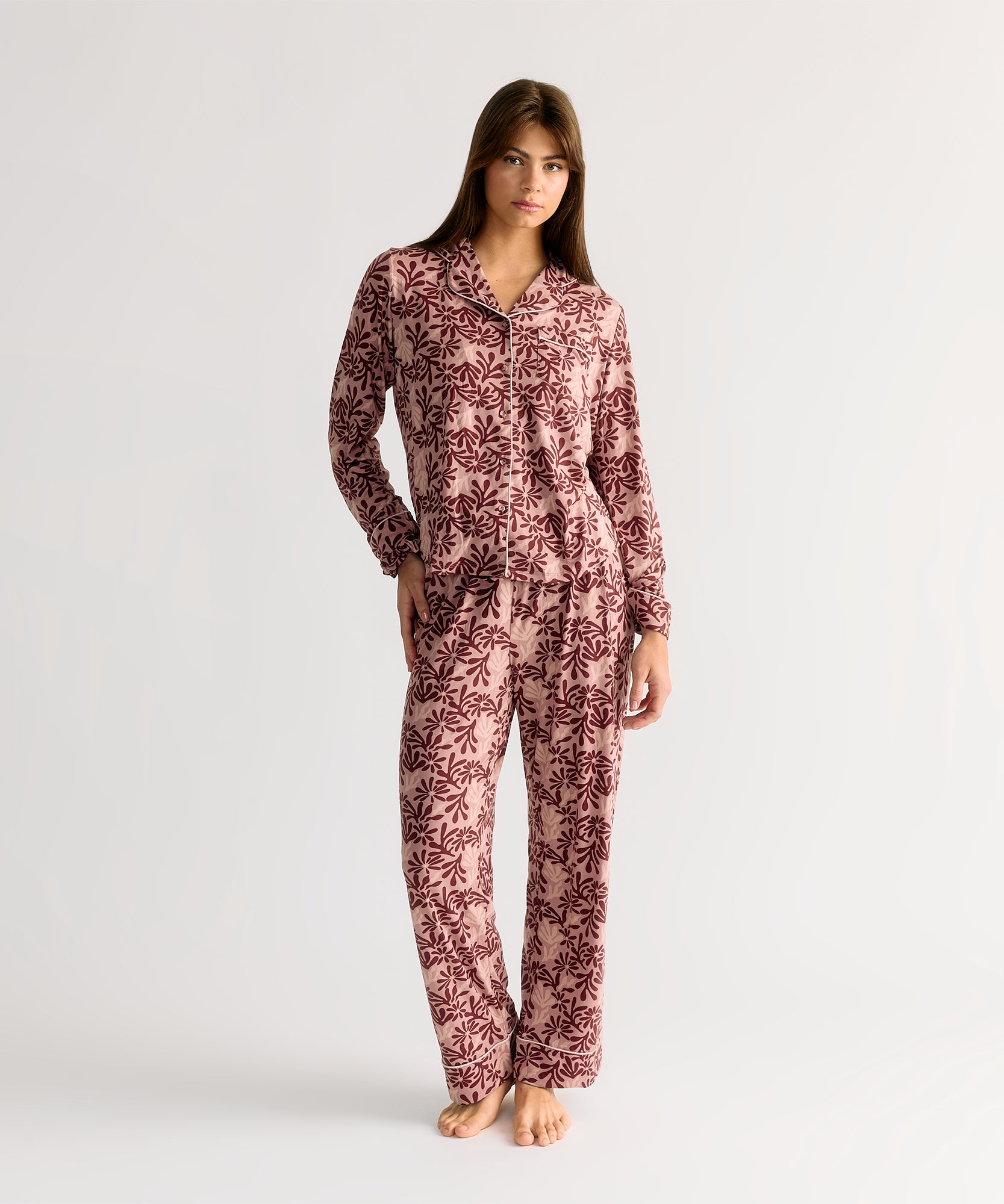 Set Pijama Flores Bicolor Dreamy