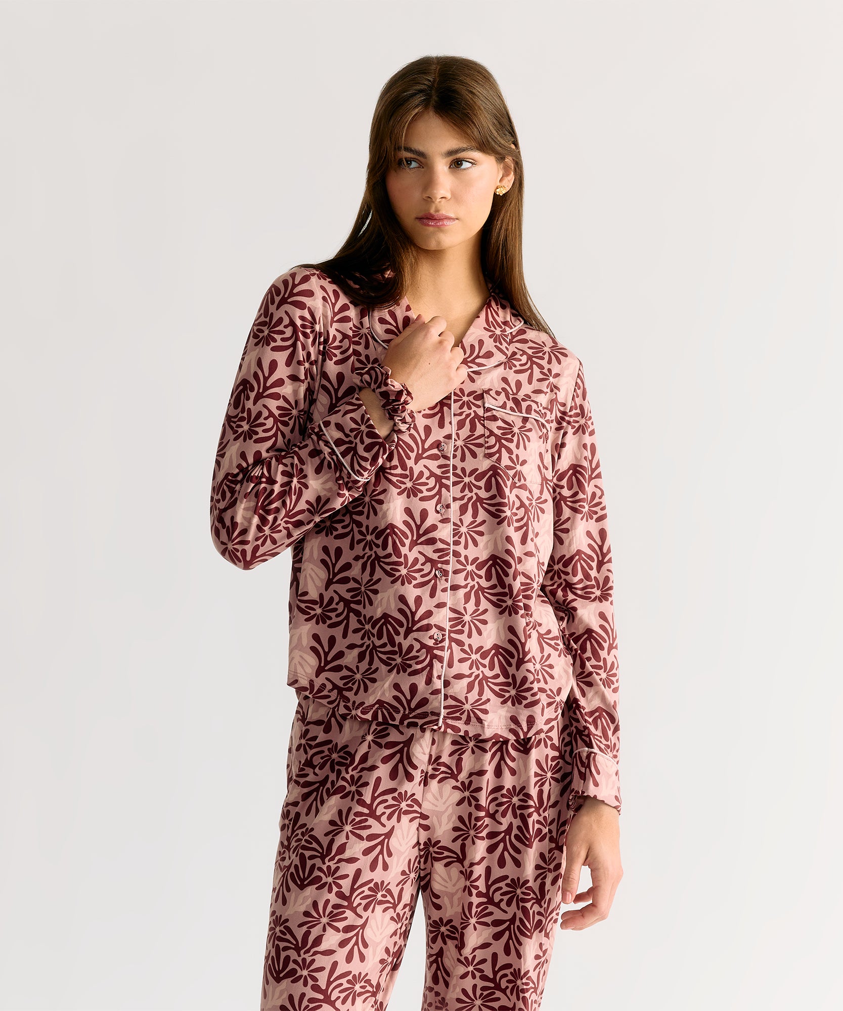 Set Pijama Flores Bicolor Dreamy