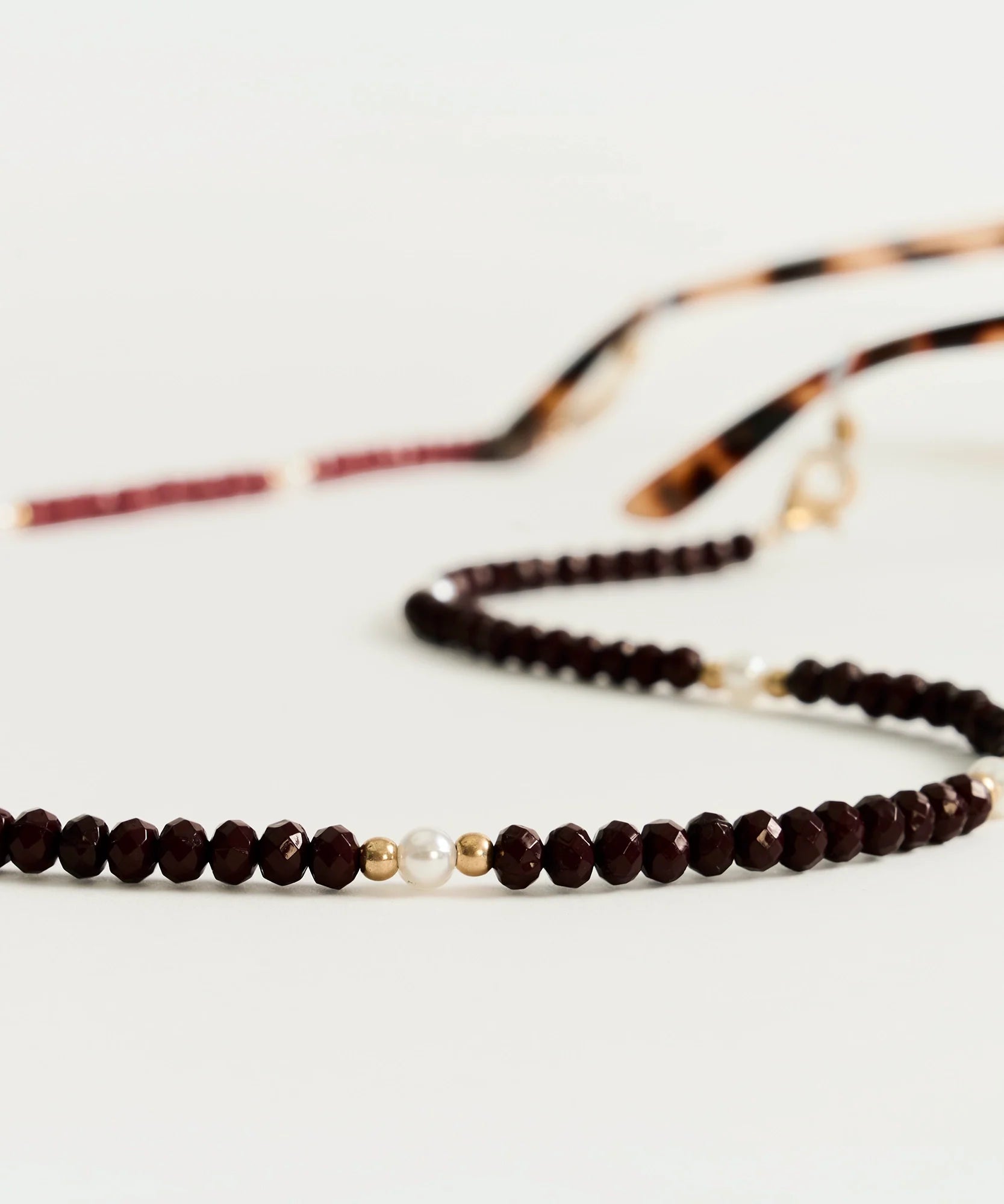 Strap Sujetador Lentes Mostacillas Bicolor