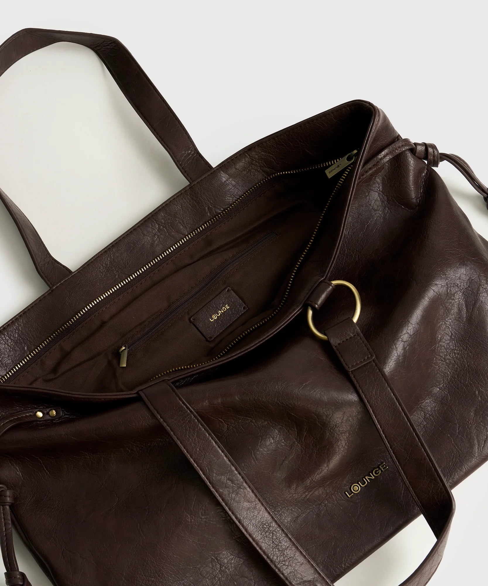 Cartera Tote Argolla Handle Tiritas