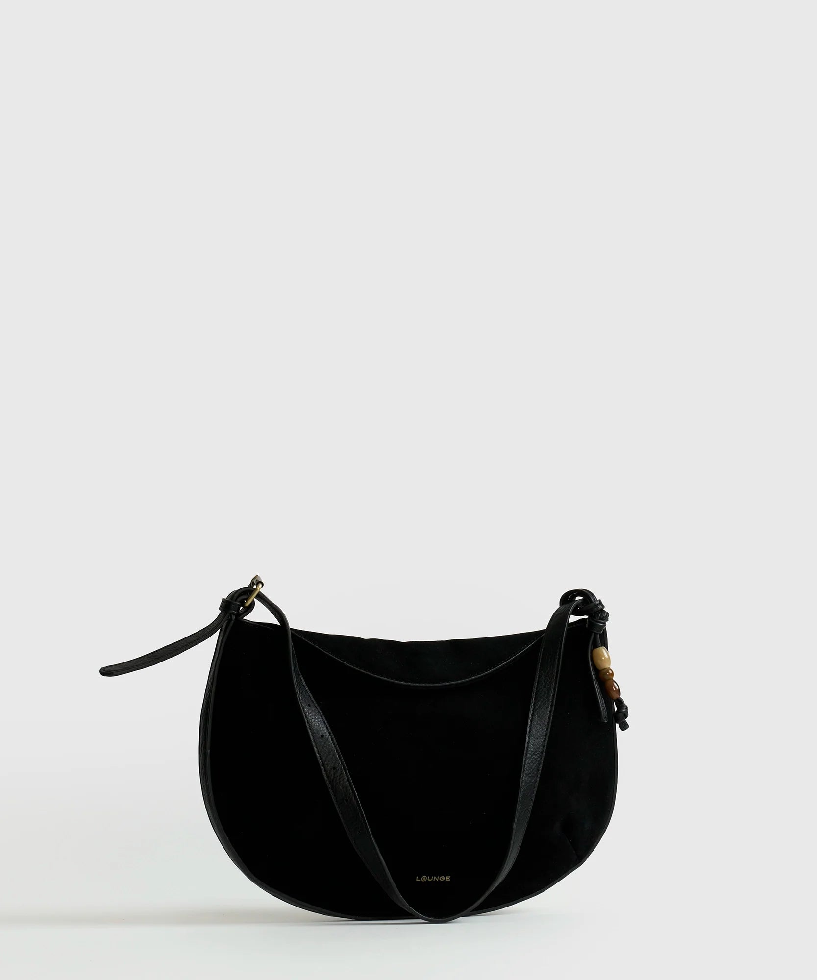 Cartera Bandolera Fake Suede Solapa