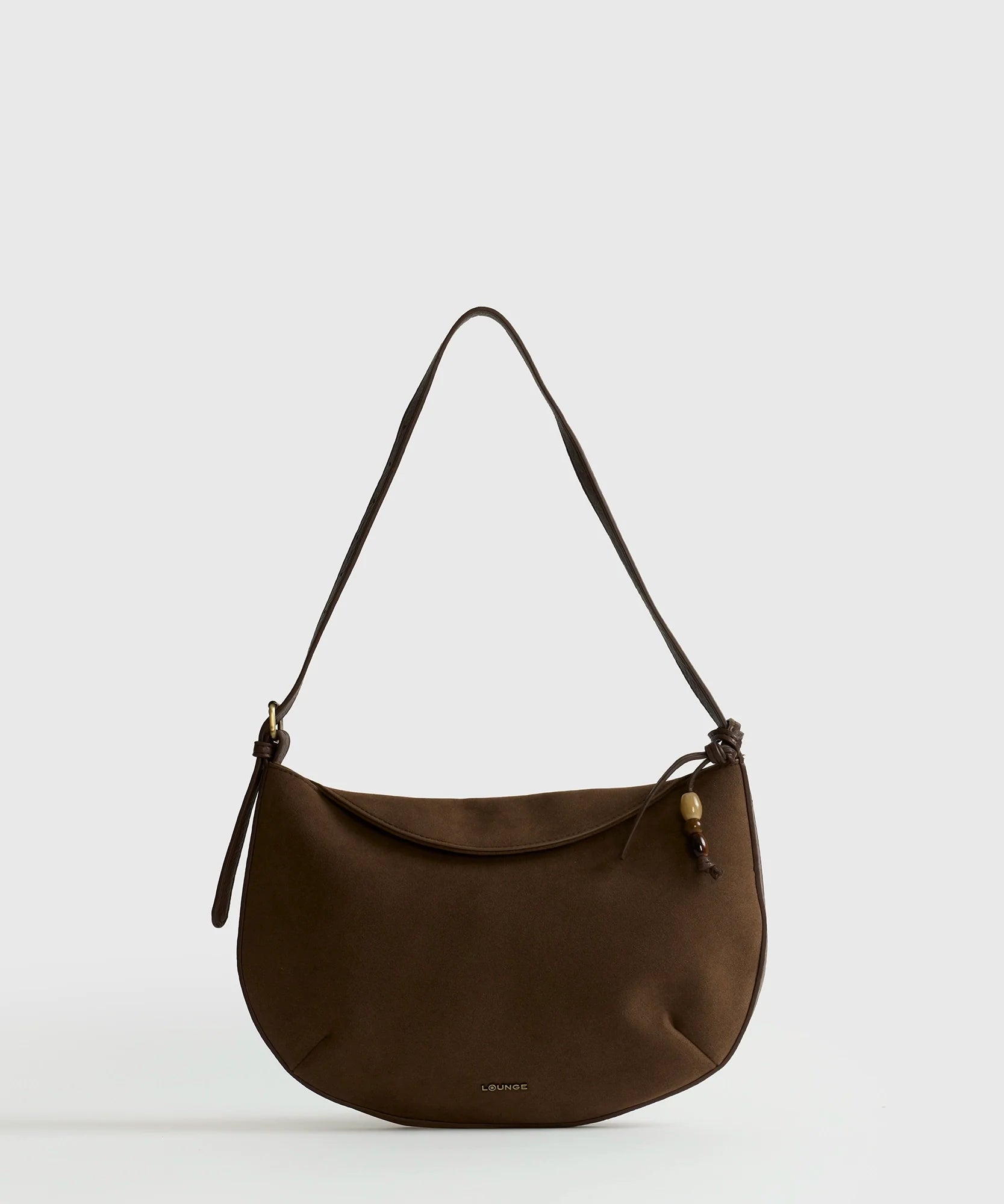 Cartera Bandolera Fake Suede Solapa