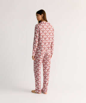 Pijama Camisero Palmeras Dreamy