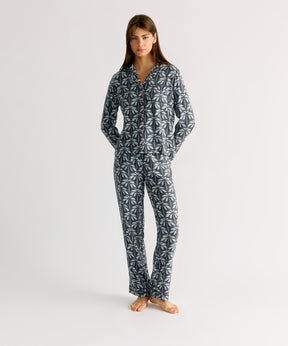 Pijama Camisero Palmeras Dreamy