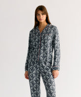 Pijama Camisero Palmeras Dreamy