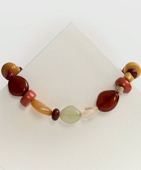 Collar Piedras Resina Irregulares