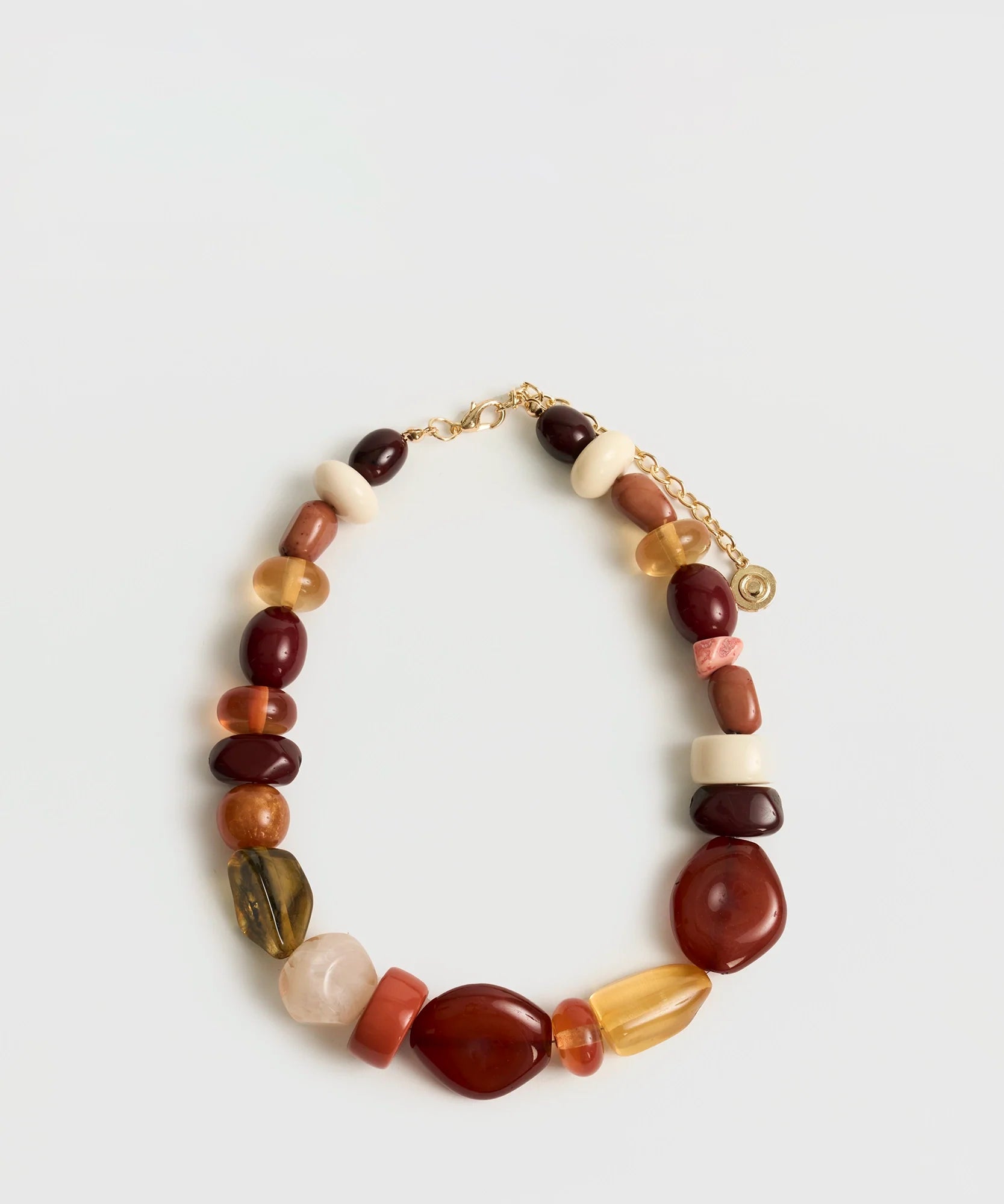 Collar Piedras Resina Irregulares