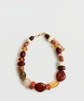 Collar Piedras Resina Irregulares