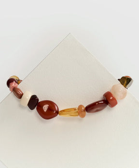 Collar Piedras Resina Irregulares