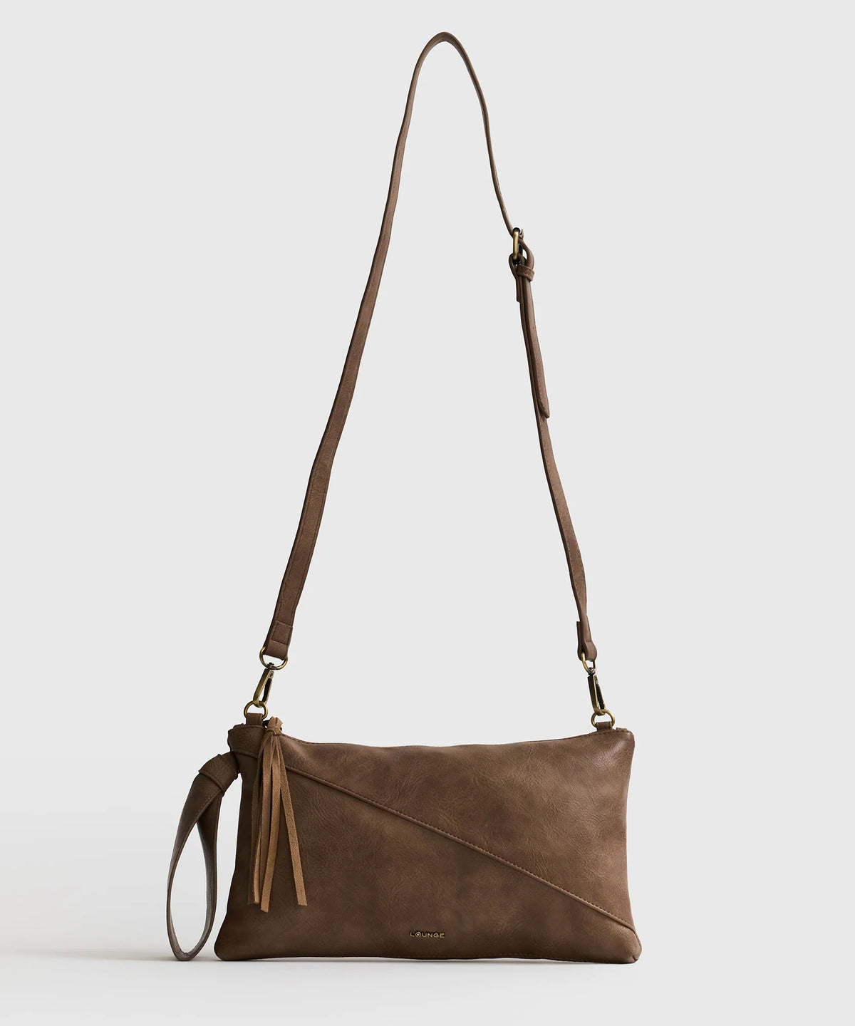Cartera Bandolera Tassel Fake Suede Boho