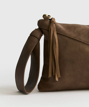 Cartera Bandolera Tassel Fake Suede Boho