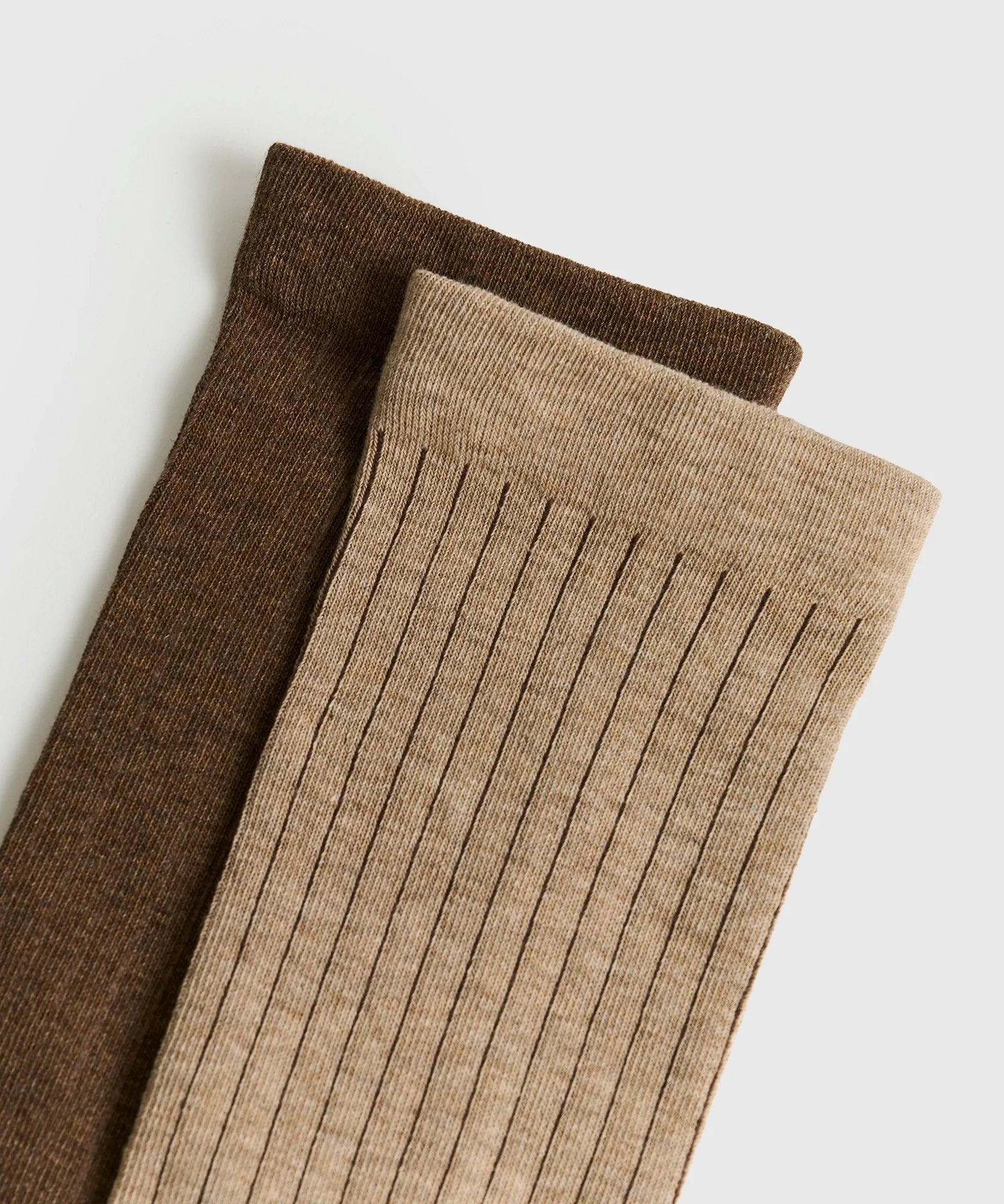 Set Calcetines Rib Caña Alta Puntas Bicolor Dreamy