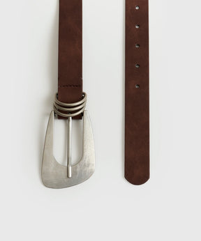 Cinturón Hebilla Plana Woman