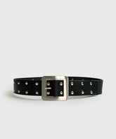 Cinturón Tachas Hebilla Cuadrada Street