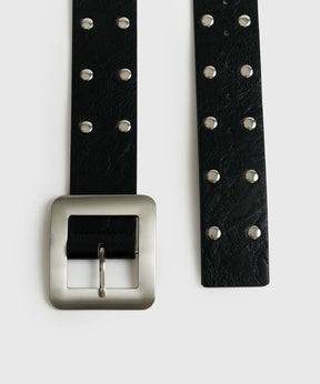 Cinturón Tachas Hebilla Cuadrada Street