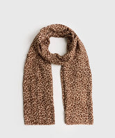 Estola Animal Print Street de Lounge con estampado animal print en tonos marrones.